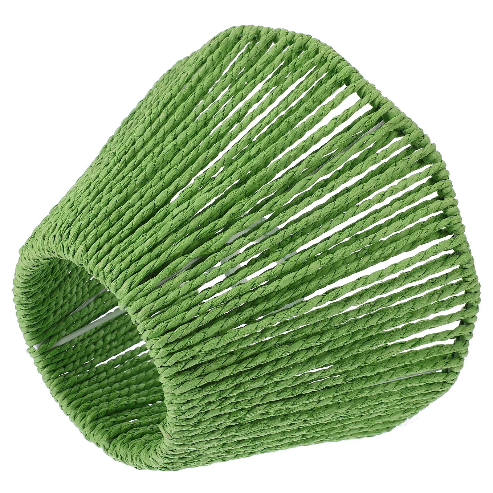 

Sturdy Paper Rope Woven Lampshade Lightweight Decorative Replacement For E27 E14 Pendant Ceiling Lamps Office Home