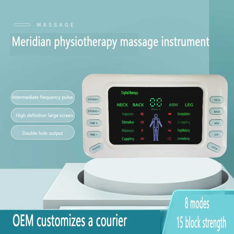 

8 Modes Electric Muscle Stimulator Acupuncture Body Back Massager Meridian Massager Pulse Massager Body Massager 15 Levels