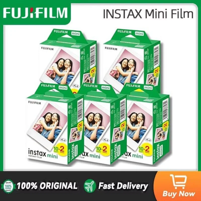 

10-100 листов Fujifilm Instax Mini 11, пленка с белым краем, цветная фотобумага для FUJI Instant 12 9, 40 LINK 3, пленка для фотокамеры