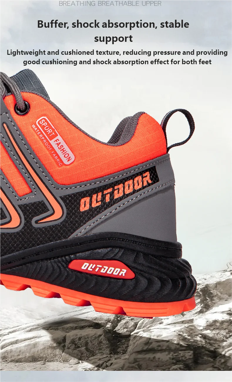 Wasserdichte Wanderschuhe Herren Gitter Mesh Atmungsaktive Outdoor Camping Schuhe Männer Trekking Wandern Jagd Taktische Fahrrad Turnschuhe – Detail 4