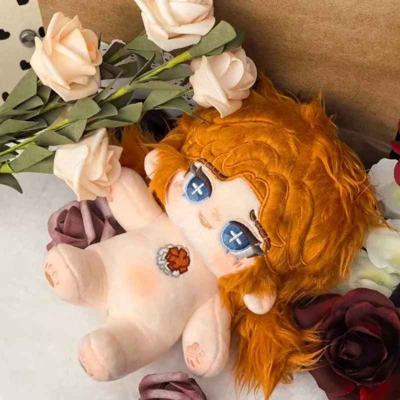 

20cm Anime Game Identity V Cheerleader Kawaii Cosplay Soft Cotton Doll Body With Skeleton Cartoon DIY Dress Up Toy Figures Gift