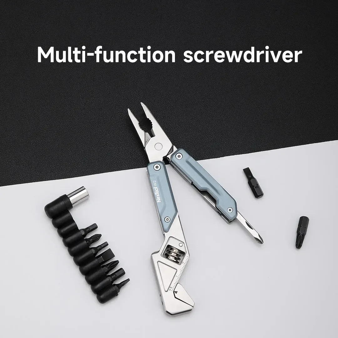 Imagem -05 - Nextool-light Wrench w2 Alicate Multitool Chave Grande Chave de Fenda Dobrável Multi Tool Edc Portátil Reparação e Manutenção Doméstica