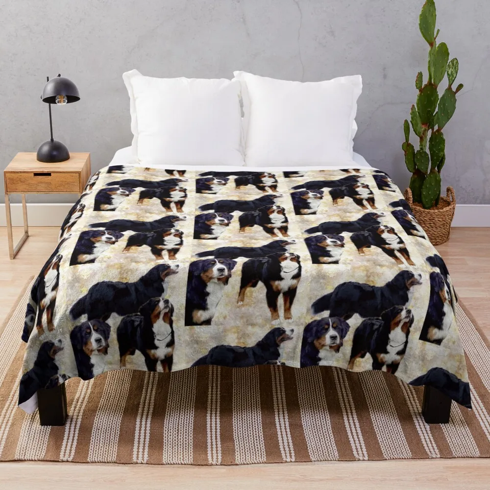 

Bernese mountain dog Throw Blanket
