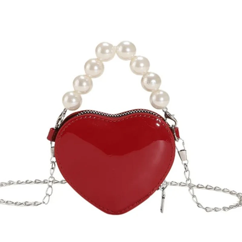 

Love Mini Small Bag Female 2023 New High-grade Texture Heart-shaped Small Bag Girl Heart Niche One-shoulder Messenger Bag