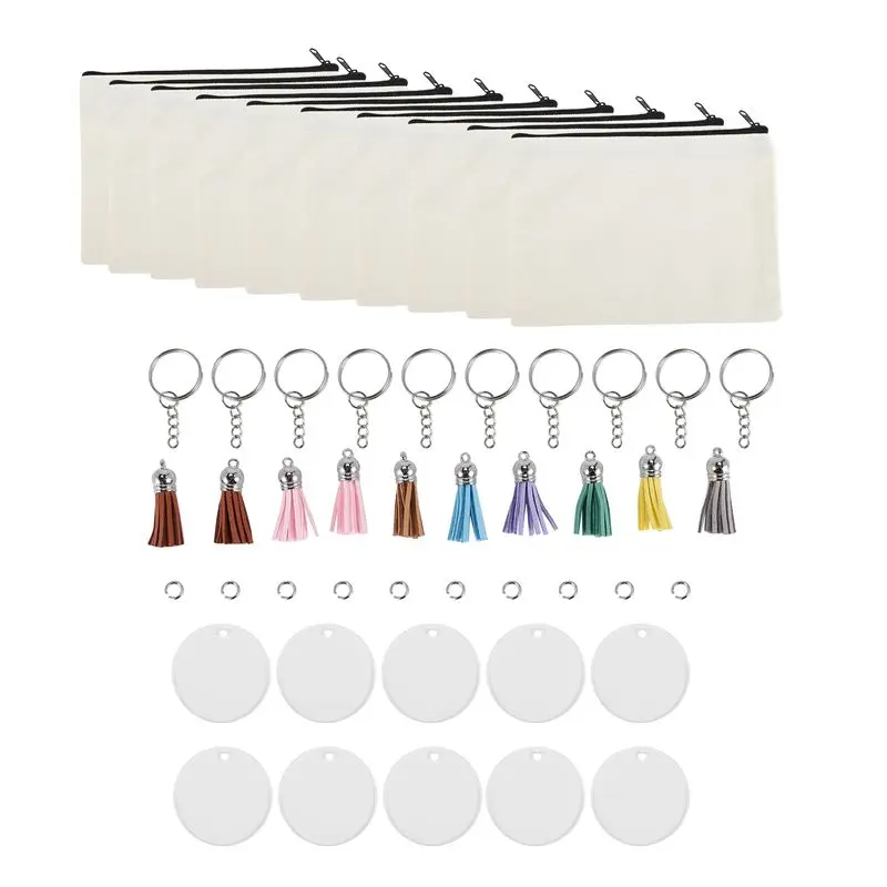 aee9-10-pieces-sublimation-blanks-pouch-diy-heat-transfer-makeup-bags-iron-on-transfer-zipper-canvas-pen-case-for-women-kids