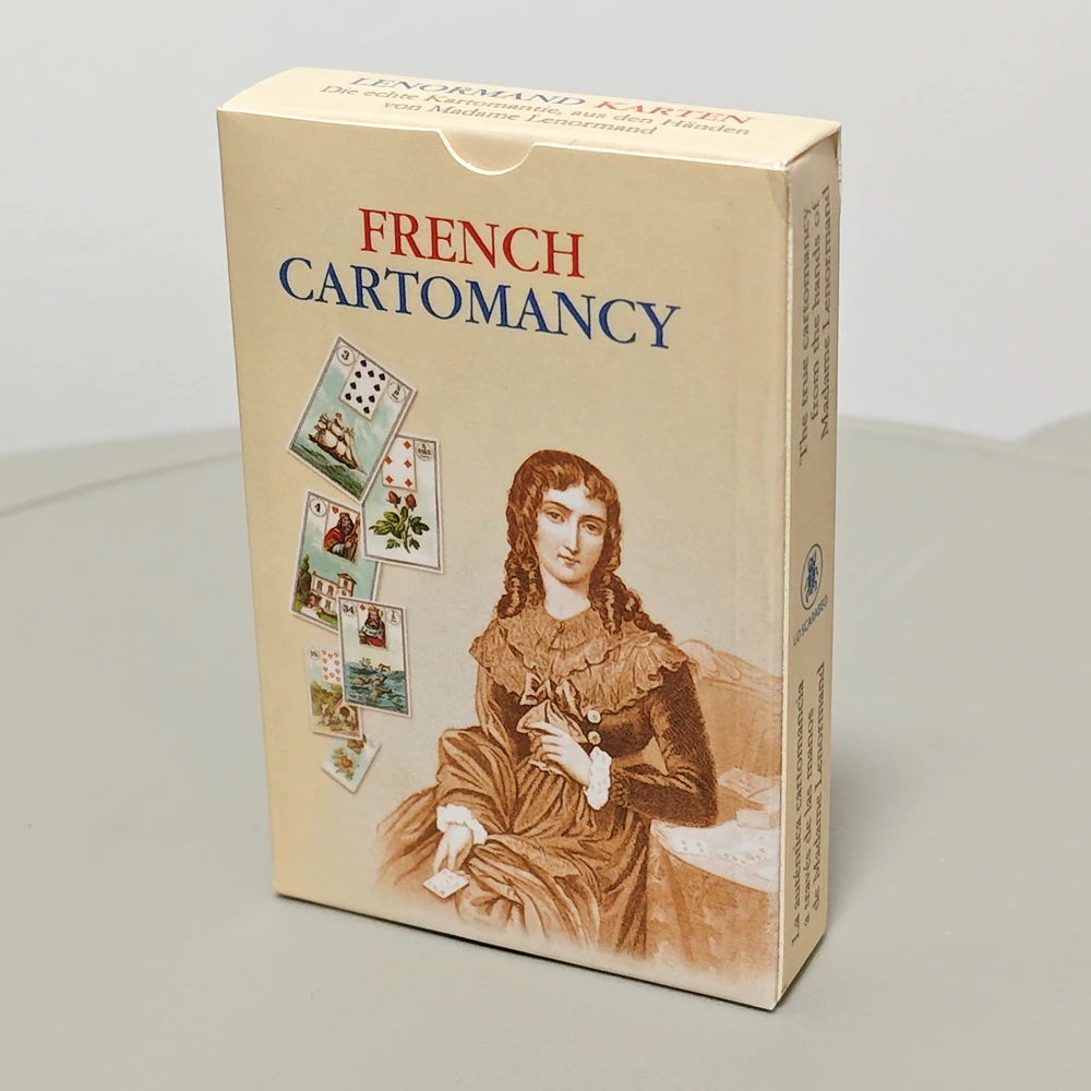French Cartomancy Lenormand Deck 36 Pcs Lenormand Cards In Chinese and English Language Bilingual Edition Classic Deck 9*6cm - Image 4