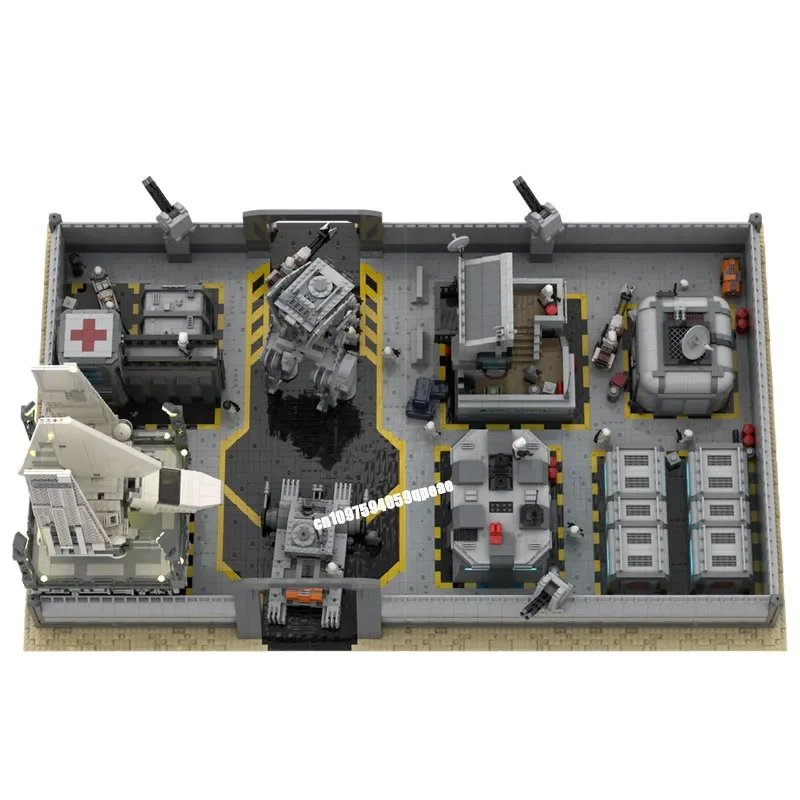Nieuwe 7500 Stuks Beroemde Star Battle Movie Moc Ultieme Basis Effen Model Custom Puzzel Diy Creatieve Ideeën Kinderen Speelgoed Verjaardagscadeautjes