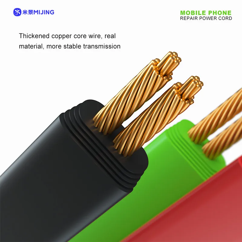 MIJING DY-11  Mobile Phones Repair Power Cable for IP 8-15 Pro Max Android Phone Power Supply Testing Boot Cable Line Tool