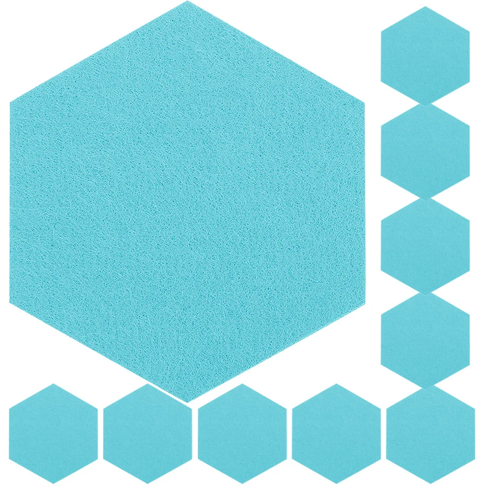

10Pcs Soundproof Felt Announcement Boards Lightweight Memo Bulletin Boards for Classroom Office Home Creative Reminder Notice