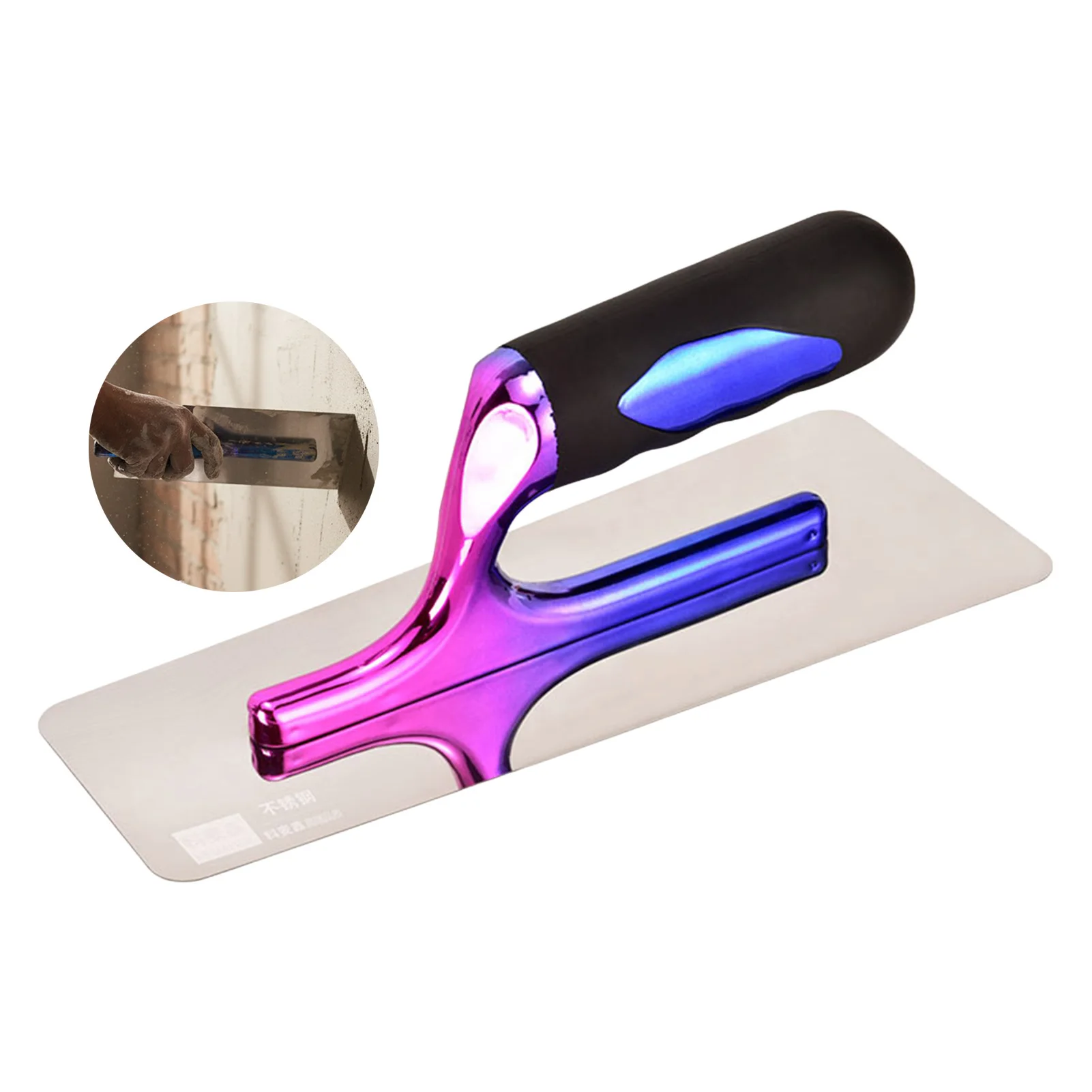 Silica Schlamm Form Ton Farbe Kitt Messer Kelle Edelstahl Runde Ecke Kelle Venezianischen Gips Polieren Werkzeug Für