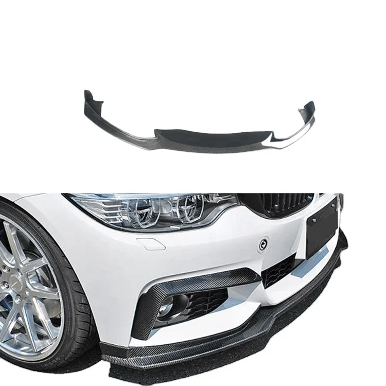 

Car Carbon Fiber End CC Type Front Bumper Lip For BMW F32 F33 F36 M Tech 2014+