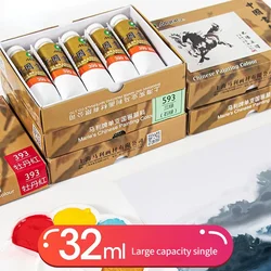 32ml Single Gouache Pigment Landscape 24 Color Student Chinese Painting Professional Artist-level Dye Art Supplies