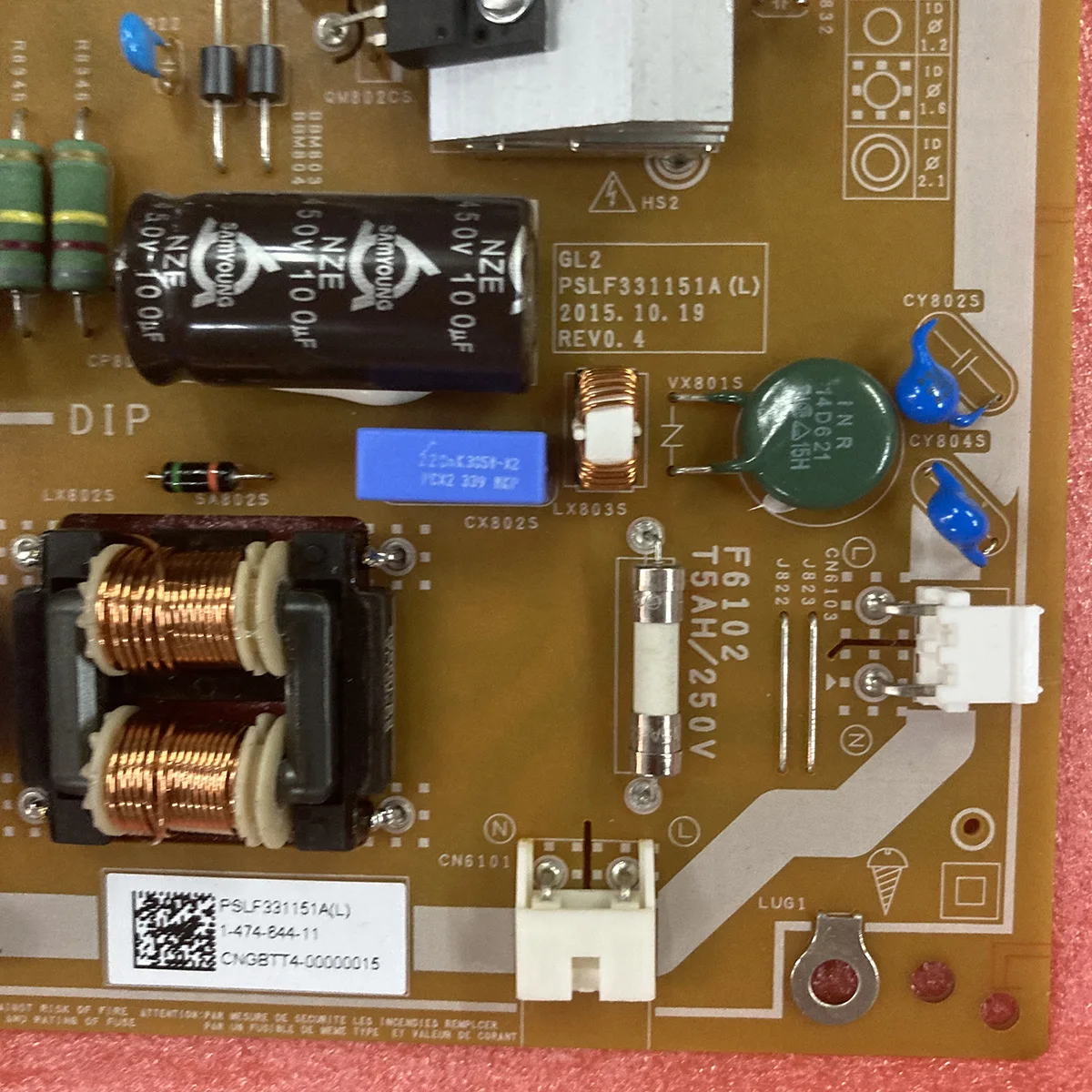 Good Test KD-75X8500D PSLF331151A(L) 1-474-644-12 1-474-644-11 power supply board