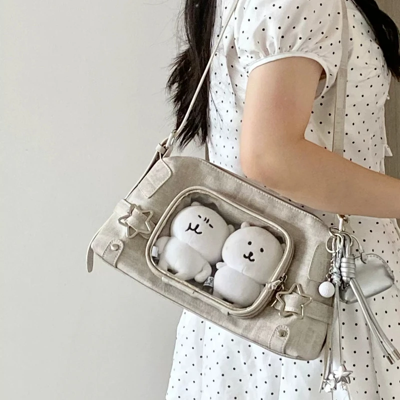 2026 New Lta Bags Locomotive Small Food 10cm Double Baby Daily Versatile Commuting Two-dimensional Shoulder Messenger Bag Female