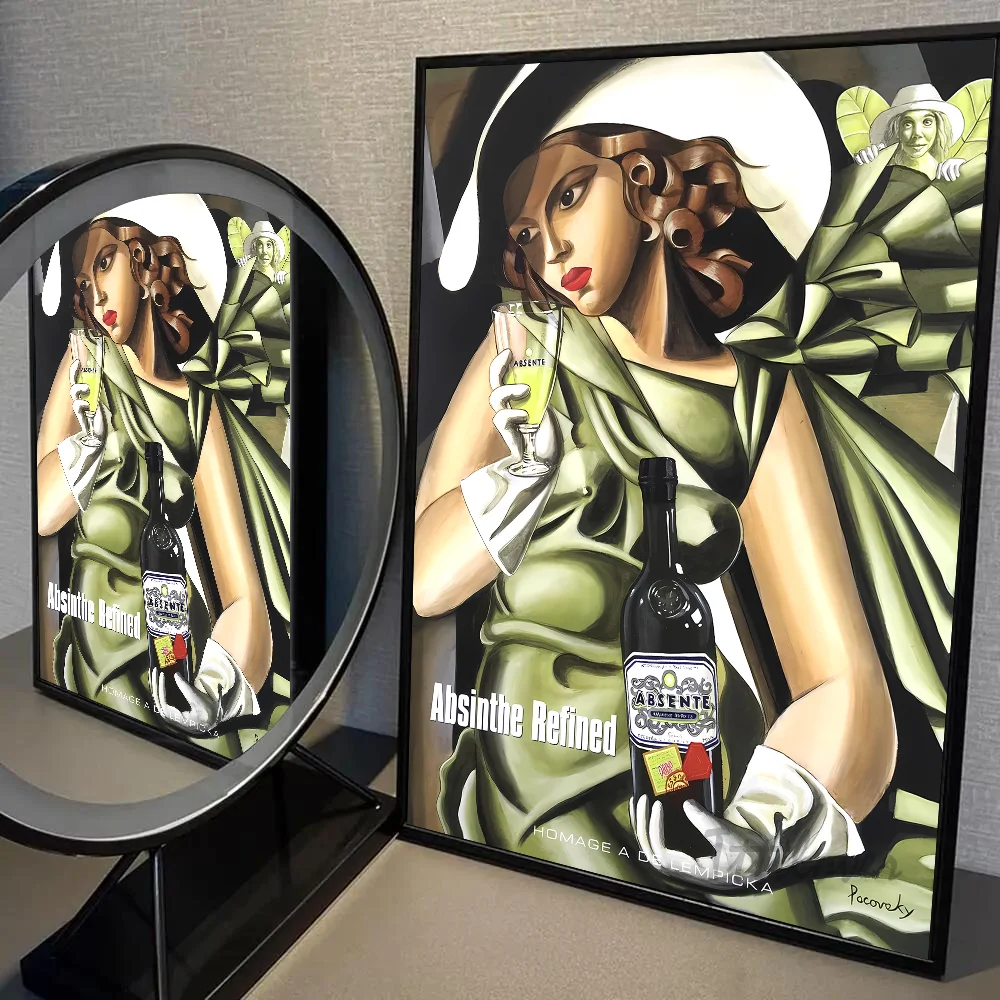 Tamara De Lempicka Artwork Poster Wall Art Home Decor Room Decor Digital Painting Living Room Restaurant Kitchen Art
