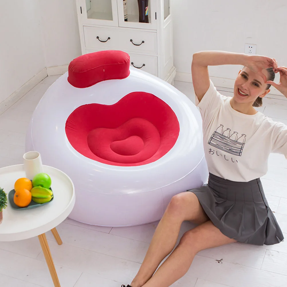 

Inflatable Lounge Chair Sofa Outdoor Lazy Couch Camping Foldable Blow up Pvc Portable Baby