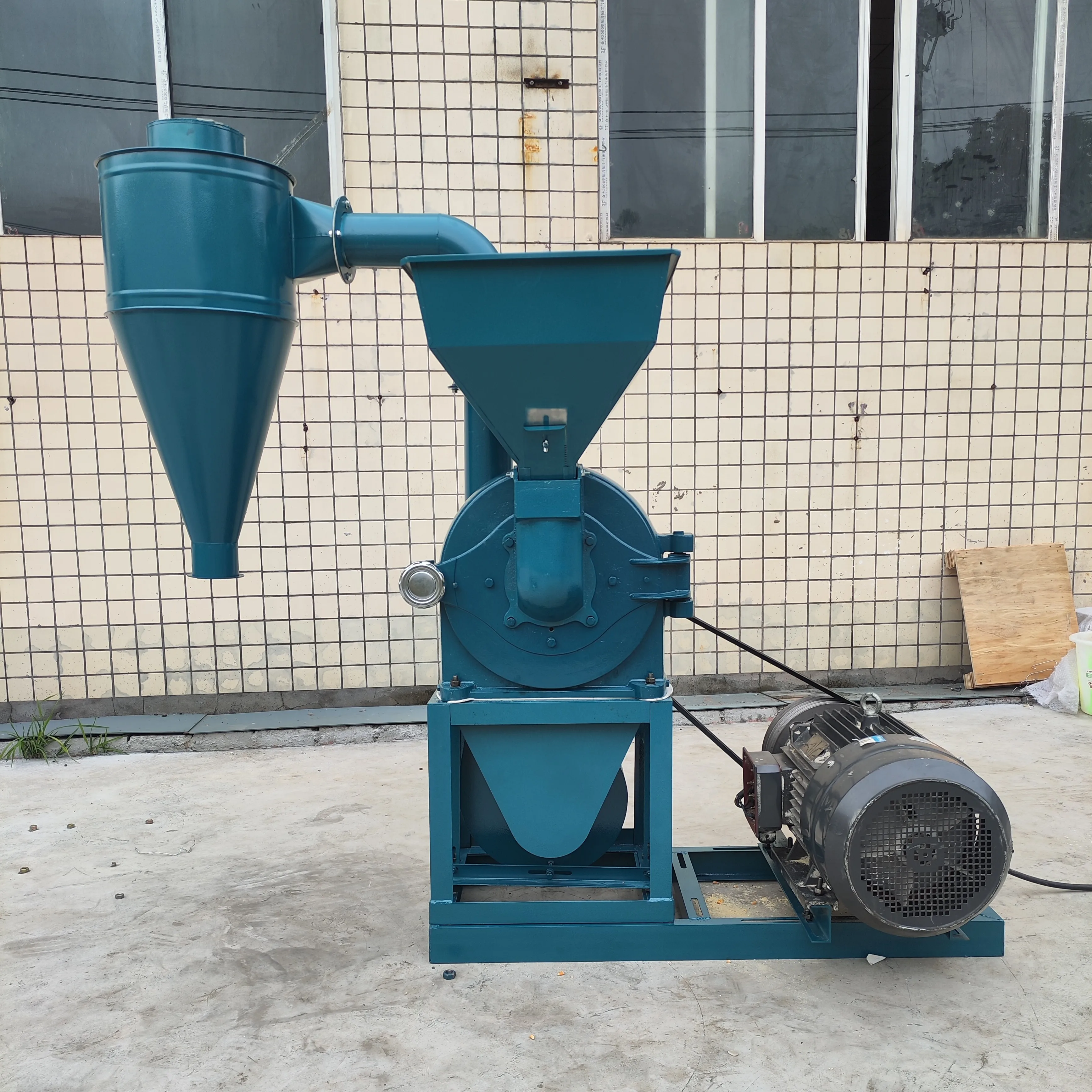 Africa Hot Sale 9FC Disc Mill Grain Grinder Corn Maize Sorghum Cassava Yam Tapioca Grinding Machine Flour Equipment