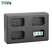 NP-FW50 NPFW50 Battery Charger 3 Slot Charger for Sony Alpha ZV-E10 A6400 A6500 A6300 A6000 A7 A7R A7RII A7II A7SII A7S A7RII