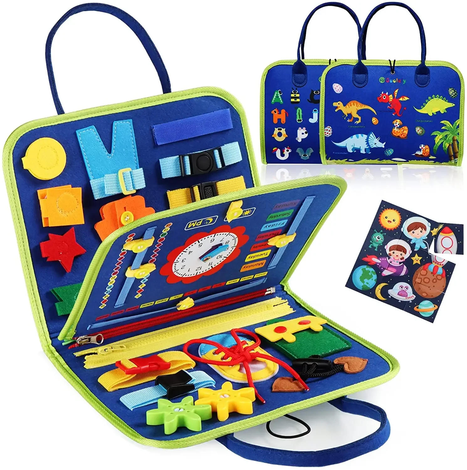 Planche d'ApprentiCumbria Montessori pour Enfant, Jouet Sensoriel, Présв, Outils, Laçage, Valise, Activités de Voyage