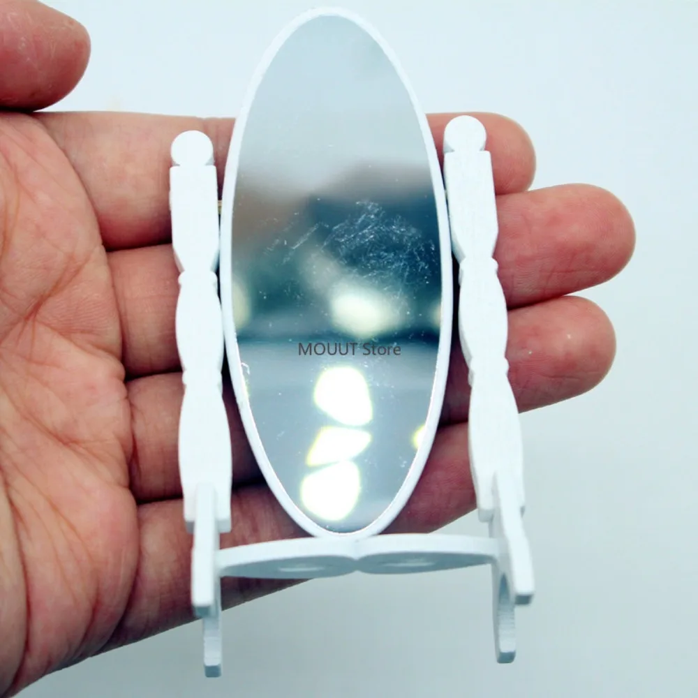 المنمنمات دمية الغابات الأسرة Microfilm الأثاث غرفة الطعام سرير خزانة نموذج اللعب منزل فتاة هدية عيد ميلاد #2