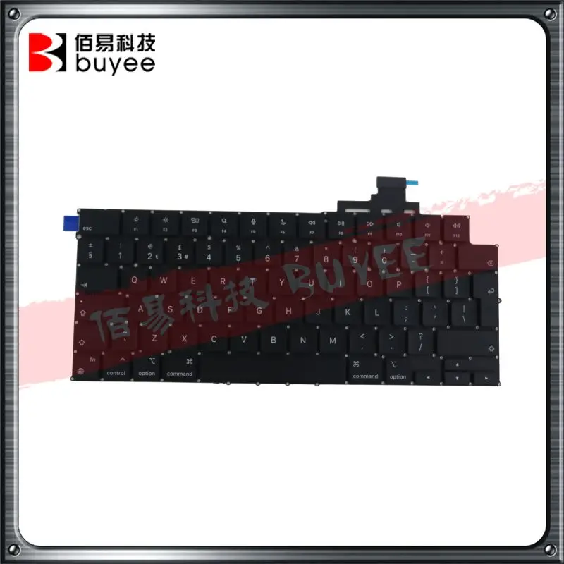 For Macbook Air A3113 UK US English Russian French German Spanish Italian Danish Arabic Keyboard Replacement