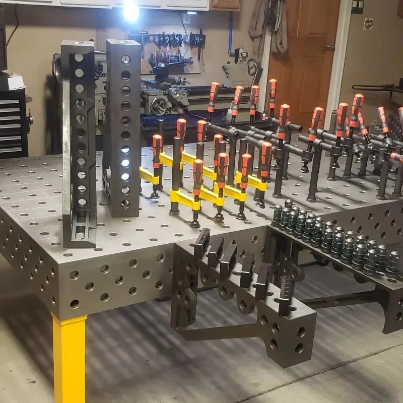 D28 Series 3D Steel Welding Table with Adjustable Bench Clamping System Work Function Table for Welding And Fabrication