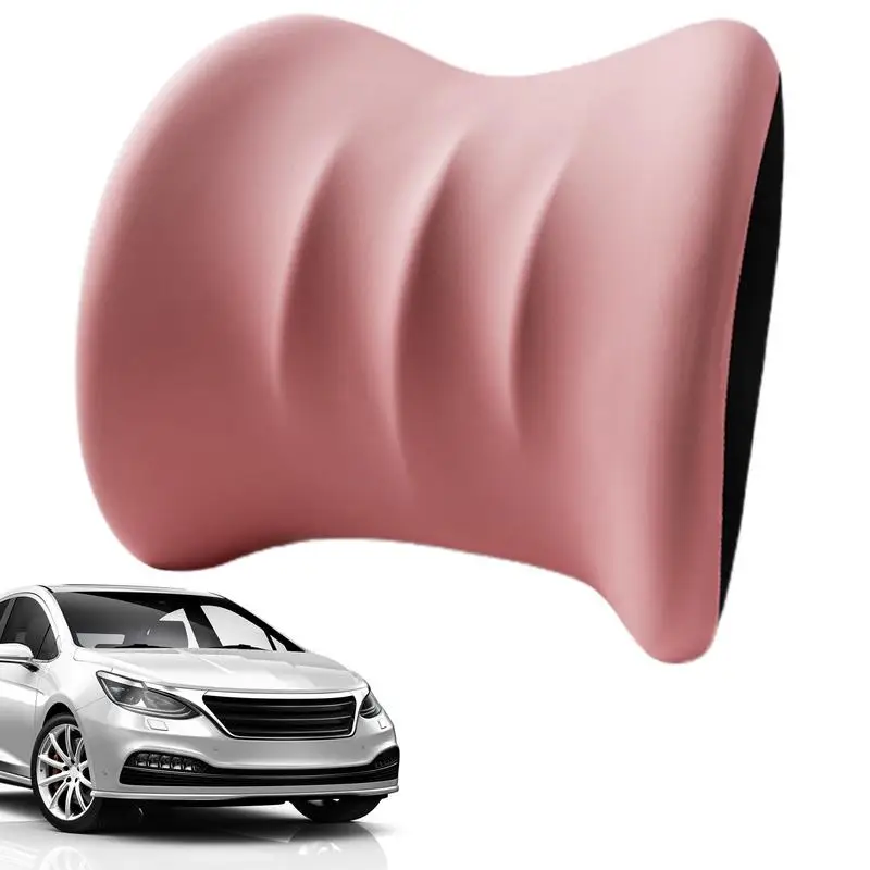 Car Lumbar Support Cushion Auto Soft Breathable Back Rest Seat Pillow Automotive Lumbar Support Cushion Pad Interior Accessories