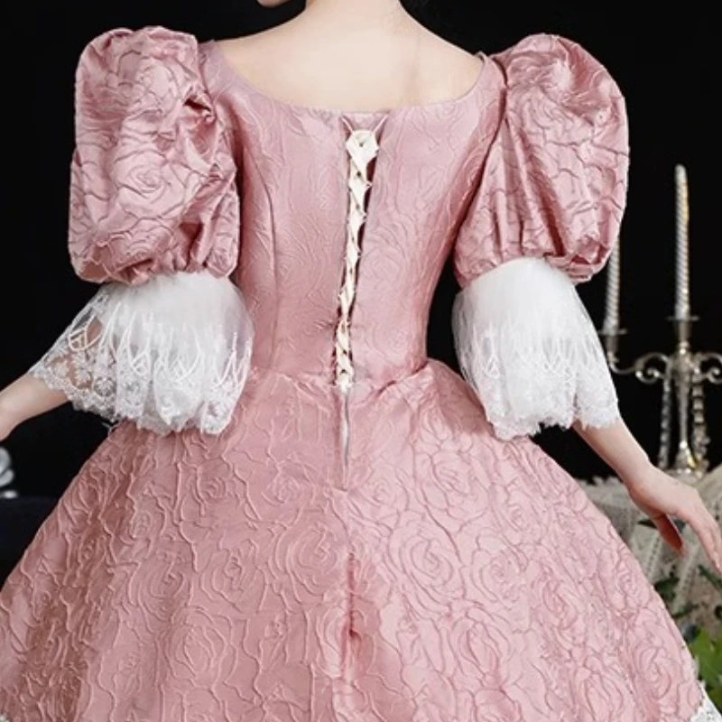 ศาลยุโรปกระโปรงยุคกลางชุด Royal Retro เครื่องแต่งกาย Catwalk Stage ภาพละครชุดผู้หญิง Vestidos De Grad