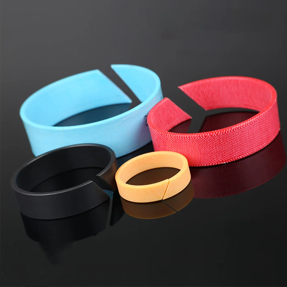 

1PCS PTFE Copper Powder Guide Belt D01 Cylinder Guide Ring Hydraulic Cylinder Support Ring Phenolic Cloth Guide Belt