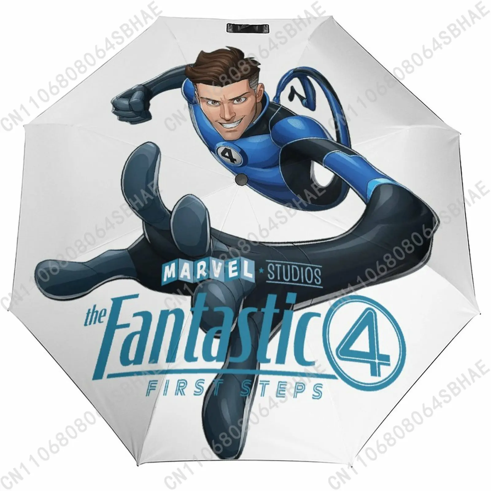 

Автоматический складной зонт Marvel Mister Fantastic с черным покрытием, управление одной кнопкой, в комплекте с чехлом, для косплея