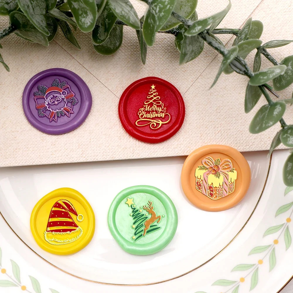 

Рождественская серия сургучная печать штампы винтажный подарок с Рождеством голова снеговика для DIY фестиваль подарочная упаковка карты Скрапбукинг