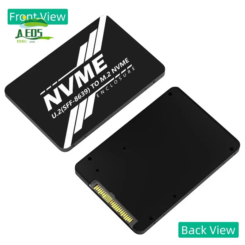 AED5-2-In-1 M.2 NVME PCI-E / NGFF SATA SSD To U.2 SFF-8639 Combo Adapter For Desktop PC