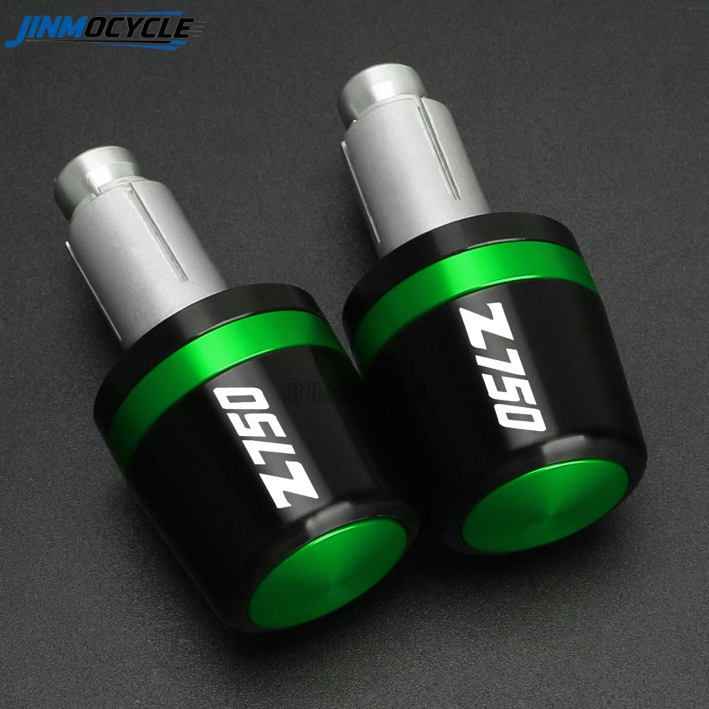For KAWASAKI Z750 Z 750 2007 2008 2009-2012 2026 - 2013 JINMOCYCLE Handlebar Grips Bar Ends Cap 22mm Handle Counterweight Plug