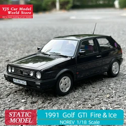 NOREV 1:18 1991 골프 GTI 파이어 앤 아이스 자동차 모델 금속, 친구 명절 선물, 생일 선물