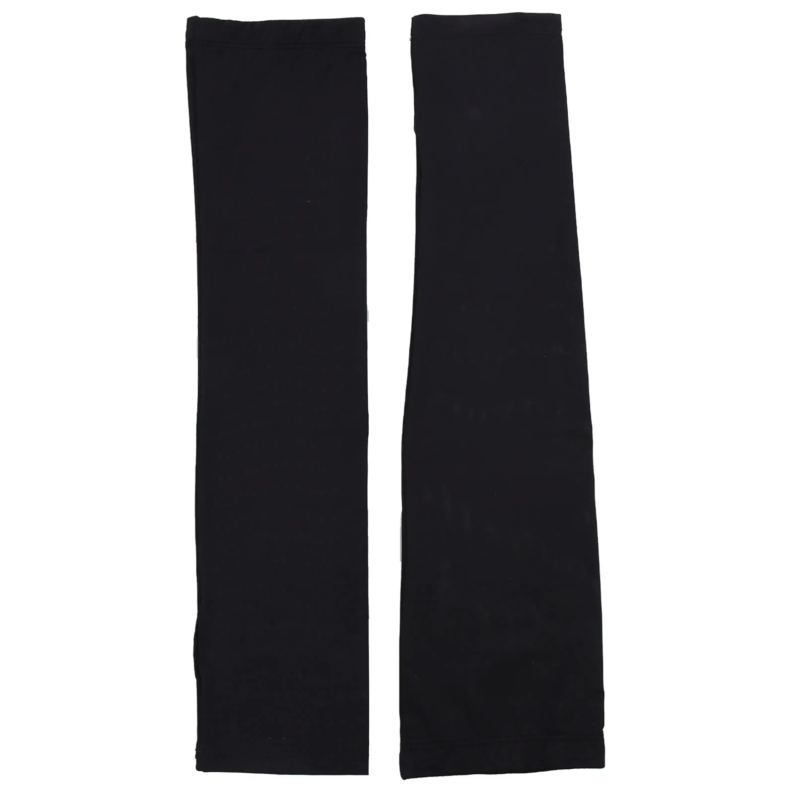 

Summer Sports Sun Protection Arm Sleeves Men Women Black M Size Breathable Outdoor Ice Silk Elastic Long Term Use Arm Covers