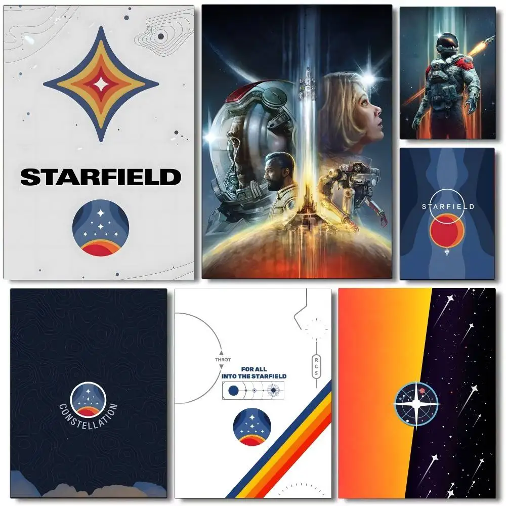 

S-StarfieldS Game Poster Prints Poster Wall Painting Bedroom Living Room Wall Bar Restaurant Sticker