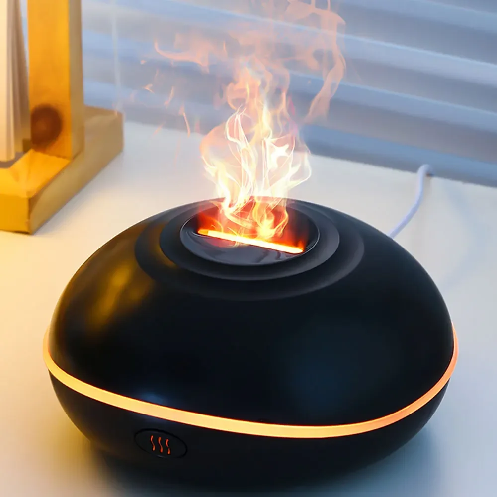 

Luxury Fragrance Machine Flame Diffuser Humidifier Flame Home Fragrance Diffuser Electric Air Scent Aroma Diffuser 200Ml