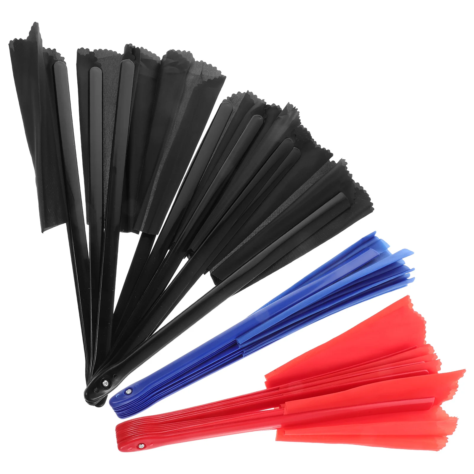 

3Pcs Folding Small Magician Kit Fan Multicolor Fabric Breakaway Restored Illusion Visual Gimmick Prop Party Stage Tricks