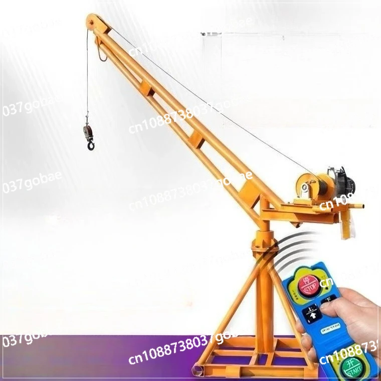 

Household crane outdoor decoration small hoist 220V crane