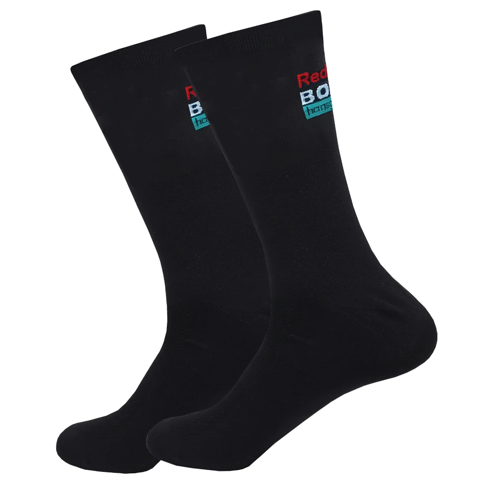 Neue weiße UAE Team FDJ Radsocken, rutschfeste Fußballsocken, gepolstert, atmungsaktiv, für Laufen, Basketball, Fahrrad, Sport, Grip-Socken