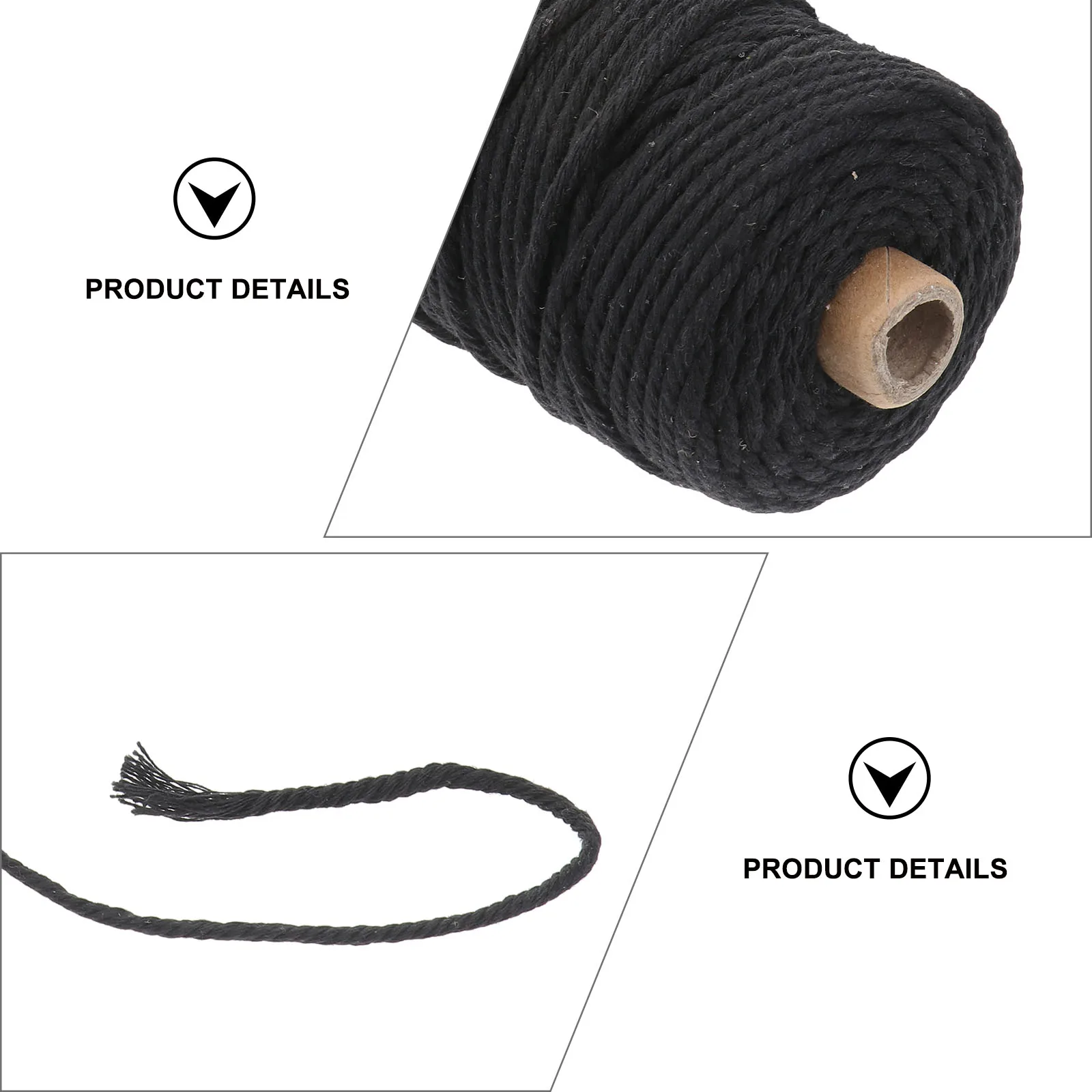 1pc 100M 3Mm Natural For Handmade Crafts Braiding Wrapping Binding Lacing Stringing Reusable Durable Flexible Macrame Plant