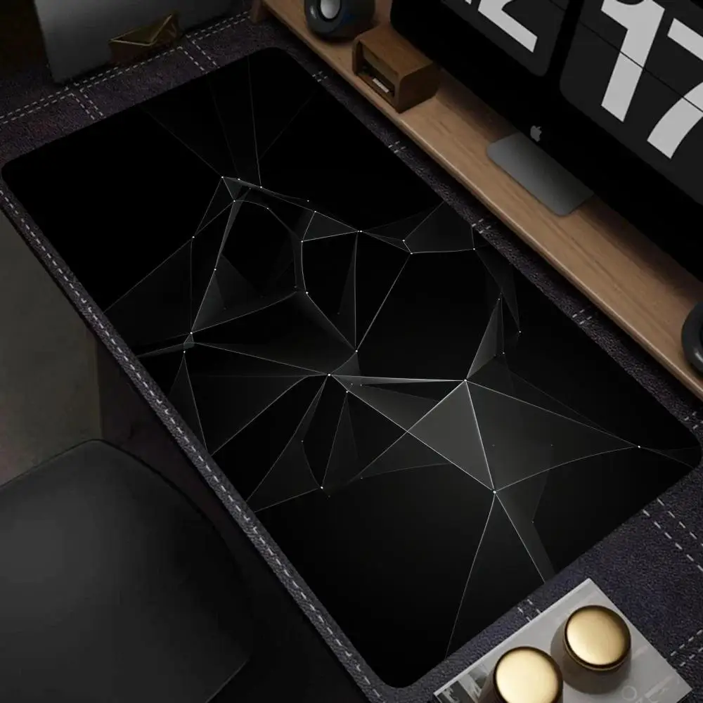 

Коврик для мыши в абстрактном тематическом стиле, большой коврик для мыши с прошитыми краями, коврик для клавиатуры XXL, настольные аксессуары, идеально подходит для домашнего офиса