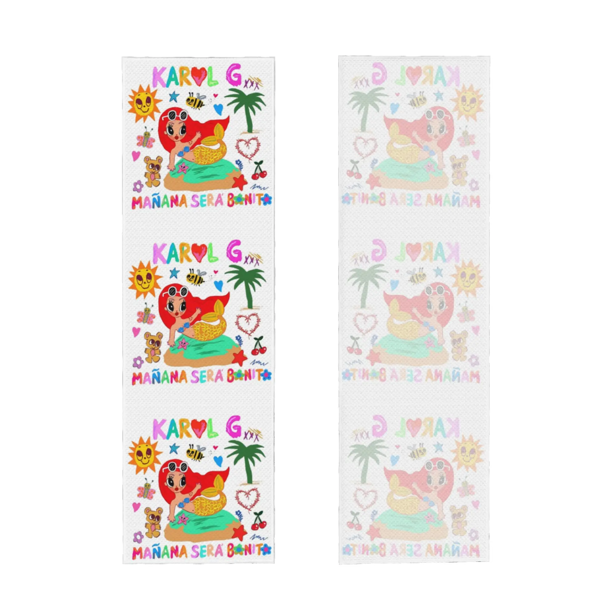 Cold Exercise Towel Manana Sera Bonito Karol G Beach Sports Yoga Towel Camping Towel Refreshing Sports Scarf Face Towels