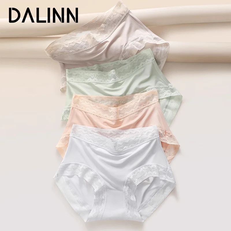 

3PCS/Set Women's Modal Lace Panties, Cotton Crotch Underwear, Comfortable Basic Female Briefs, Cozy Underpants, 2024 New