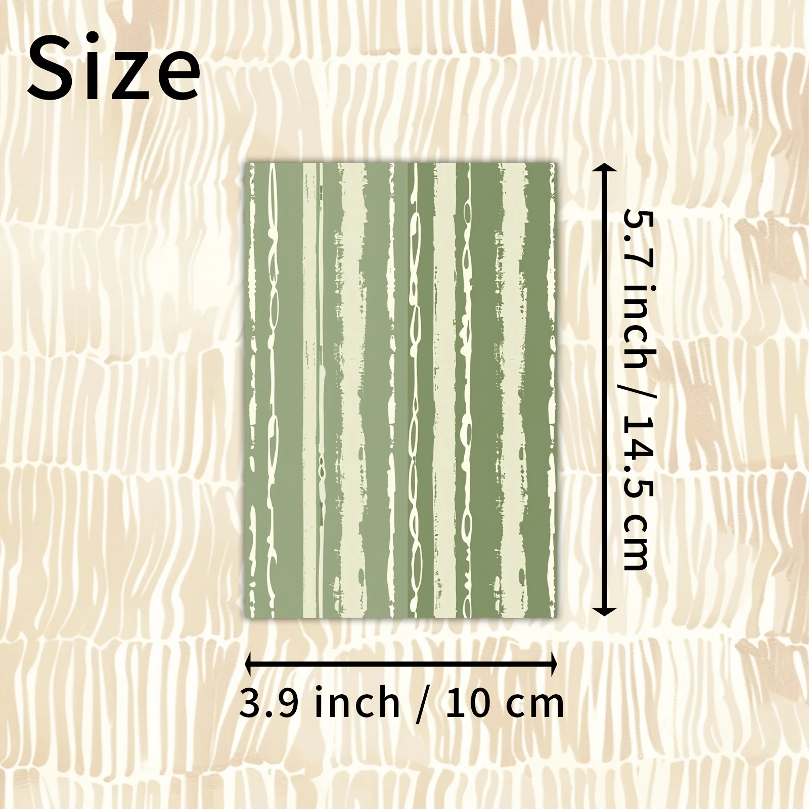 20PCS Summer Geometric Style Postcards, Classic Retro Illustrations, Suitable for Manual Accounting and Handicrafts