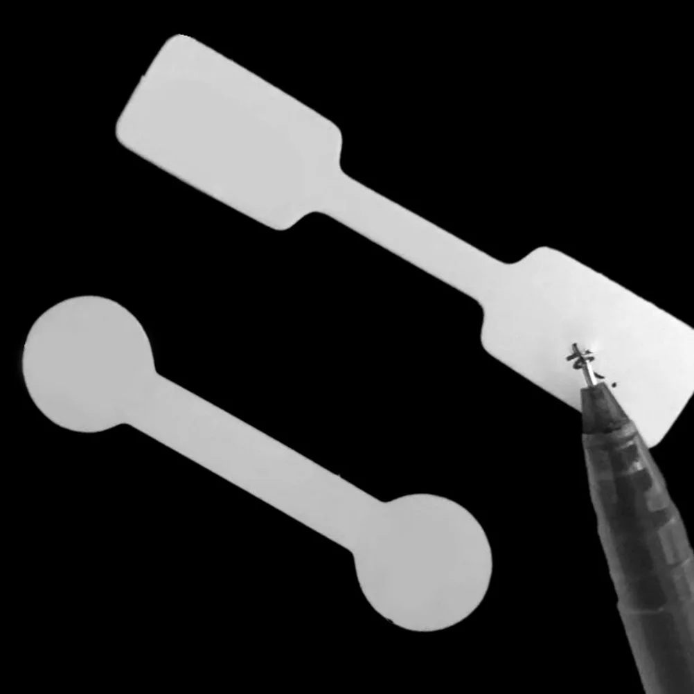 

200 шт., ювелирные ценники, самоклеящиеся белые круглые этикетки для колец, ожерелий, браслетов, практичный магазин, ценники для колец