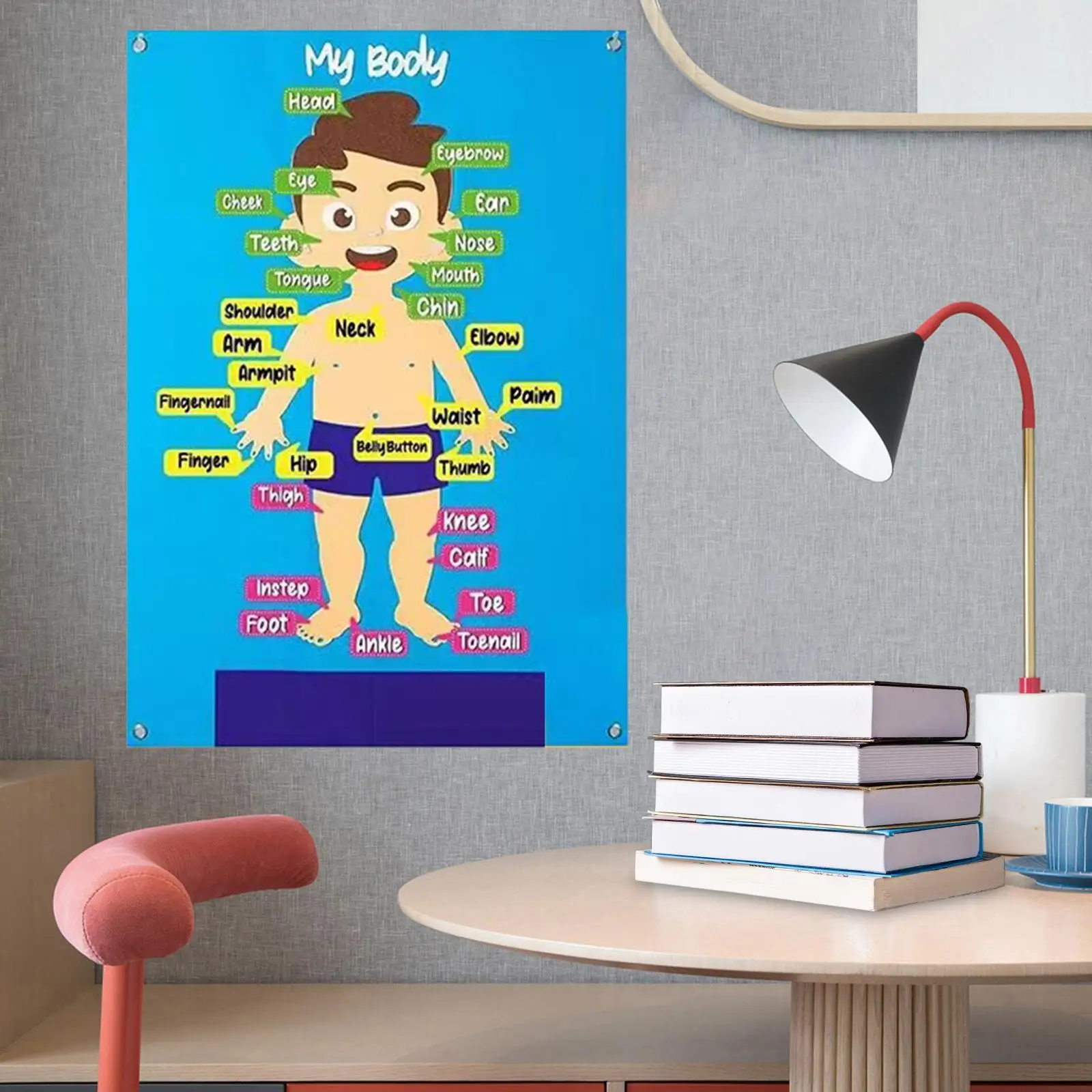 Body Parts Felt Board Storytelling Early learning Rooms Activity