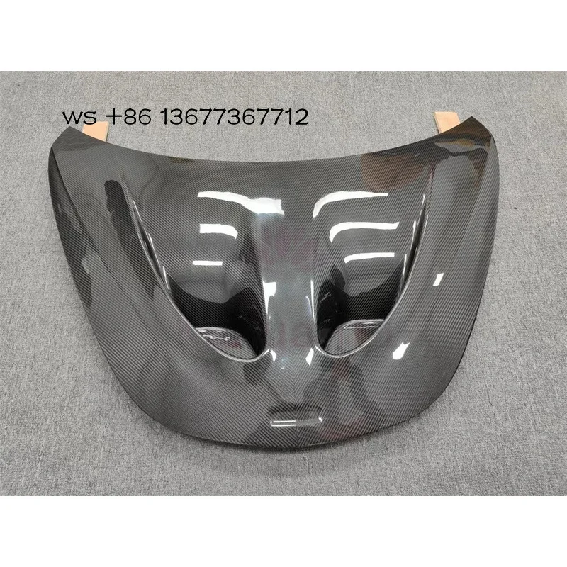 

For 540C 570S 570GT Dry Carbon Fiber P1 Style Engine Hood Body Kit Face Side Skirts Bumper Rear Spoiler