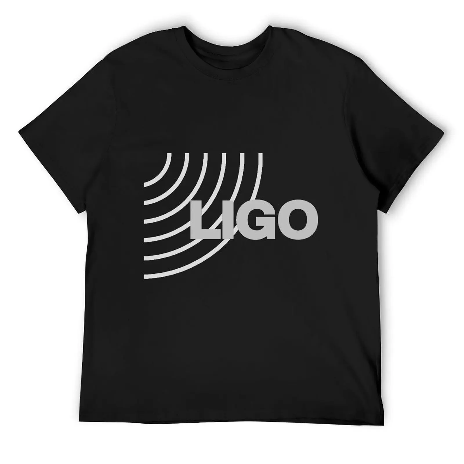 LIGO Logo for Dark Backgrounds T-Shirt boys animal print vintage t shirts shirts graphic tee anime oversized t shirt men