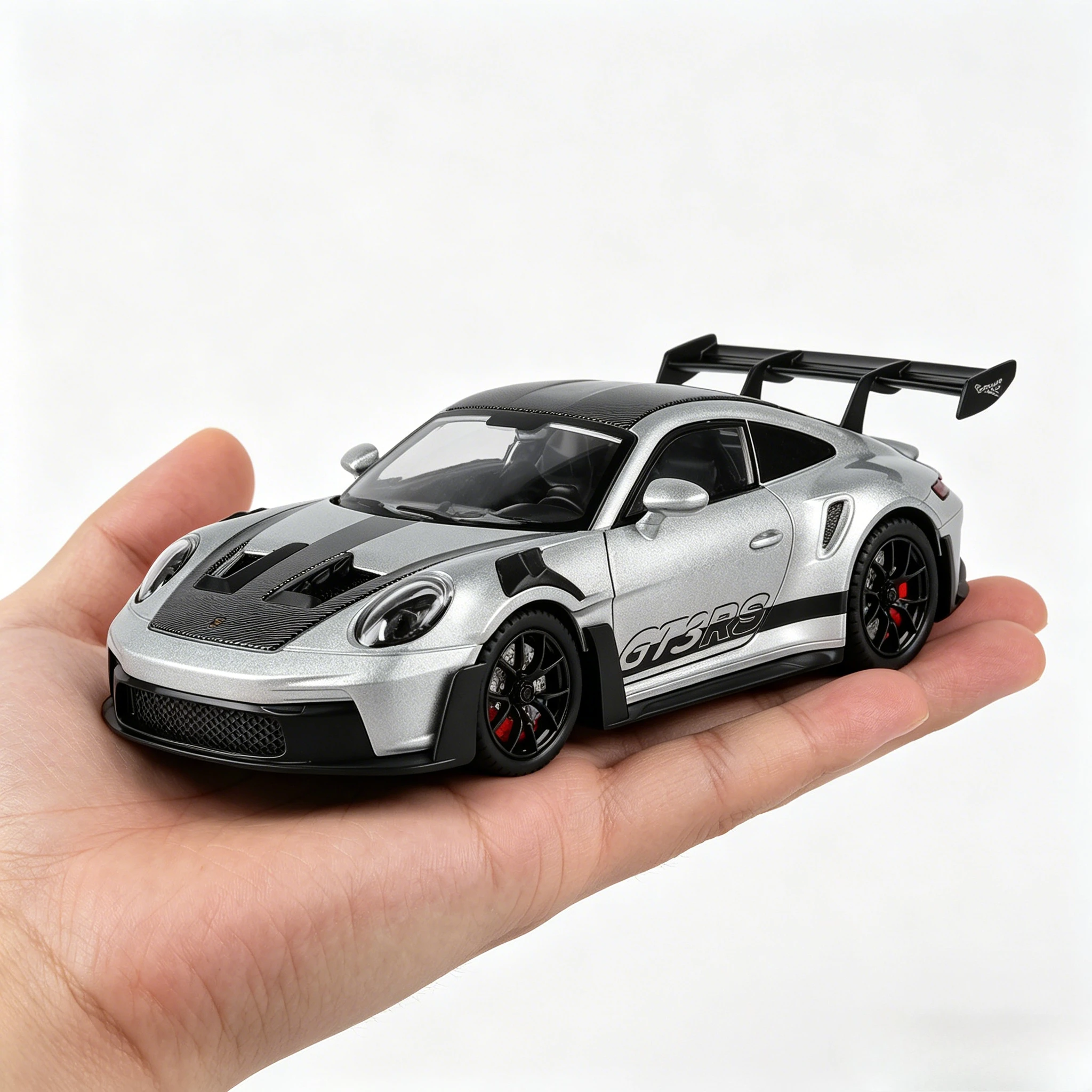 

Масштабная модель спортивного автомобиля 911 GT3RS (1:24) из литого металла, высокодетализированная, для дома, модный декор
